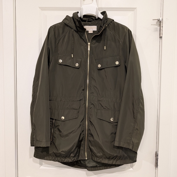 MICHAEL Michael Kors Jackets & Blazers - MICHAEL Michael Kors Olive Utility Jacket
